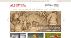 Desktop Screenshot of albertina.at