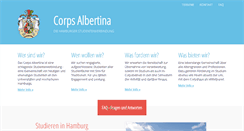 Desktop Screenshot of albertina.de